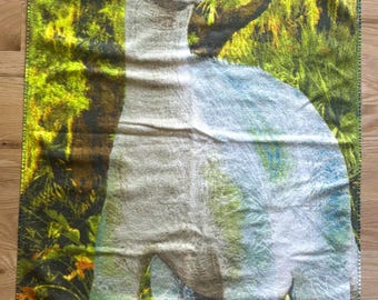 Vintage Disney Dinosaur Beach Towel, Aladar Brachiosaurus, 2000 Movie Promo