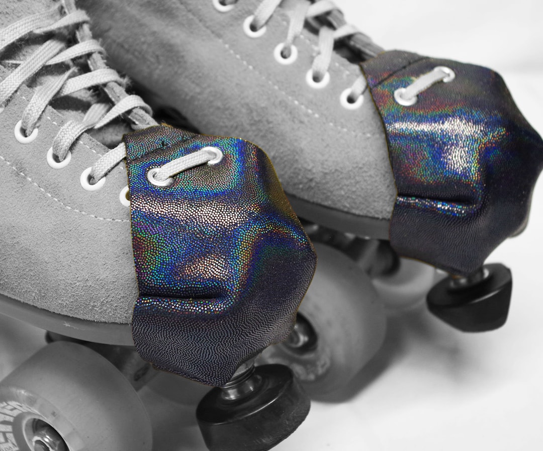 Iridescent Holographic Suede Toe Guards for Roller Skates Etsy