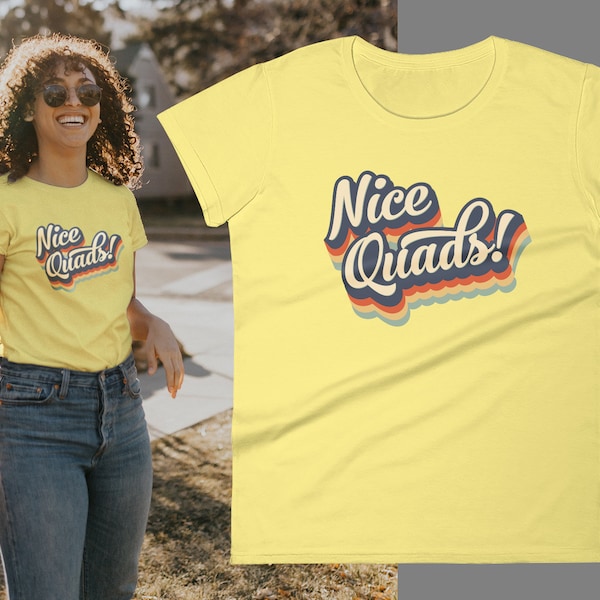 Nice Quads Roller Skate Tee Feminine Edition