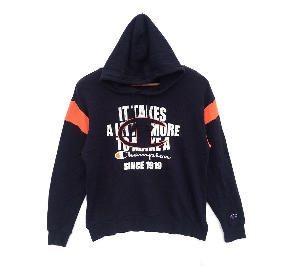 champion sweater big logo