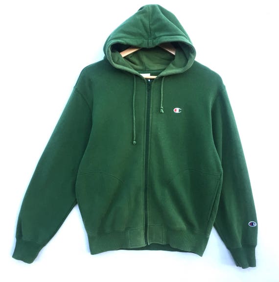 Original Green CHAMPION Embroidered small logo Hoodie | Etsy