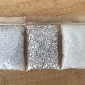 3er Pack Slime Perlen: Goldfischglas, Slushie, Zucker - jeweils 2 Unzen