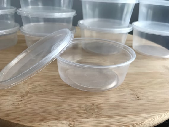 6oz,8oz,12oz,16oz,32oz Plastic Containers With Lids Slime