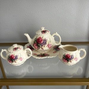 Vintage Floral Tea Set