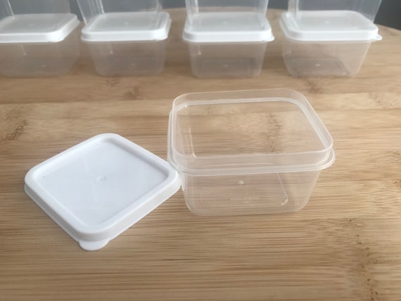 2oz. Plastic Containers | Square Containers | Containers with Lids