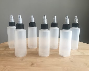 2oz Empty Plastic Squeeze Applicator Bottles