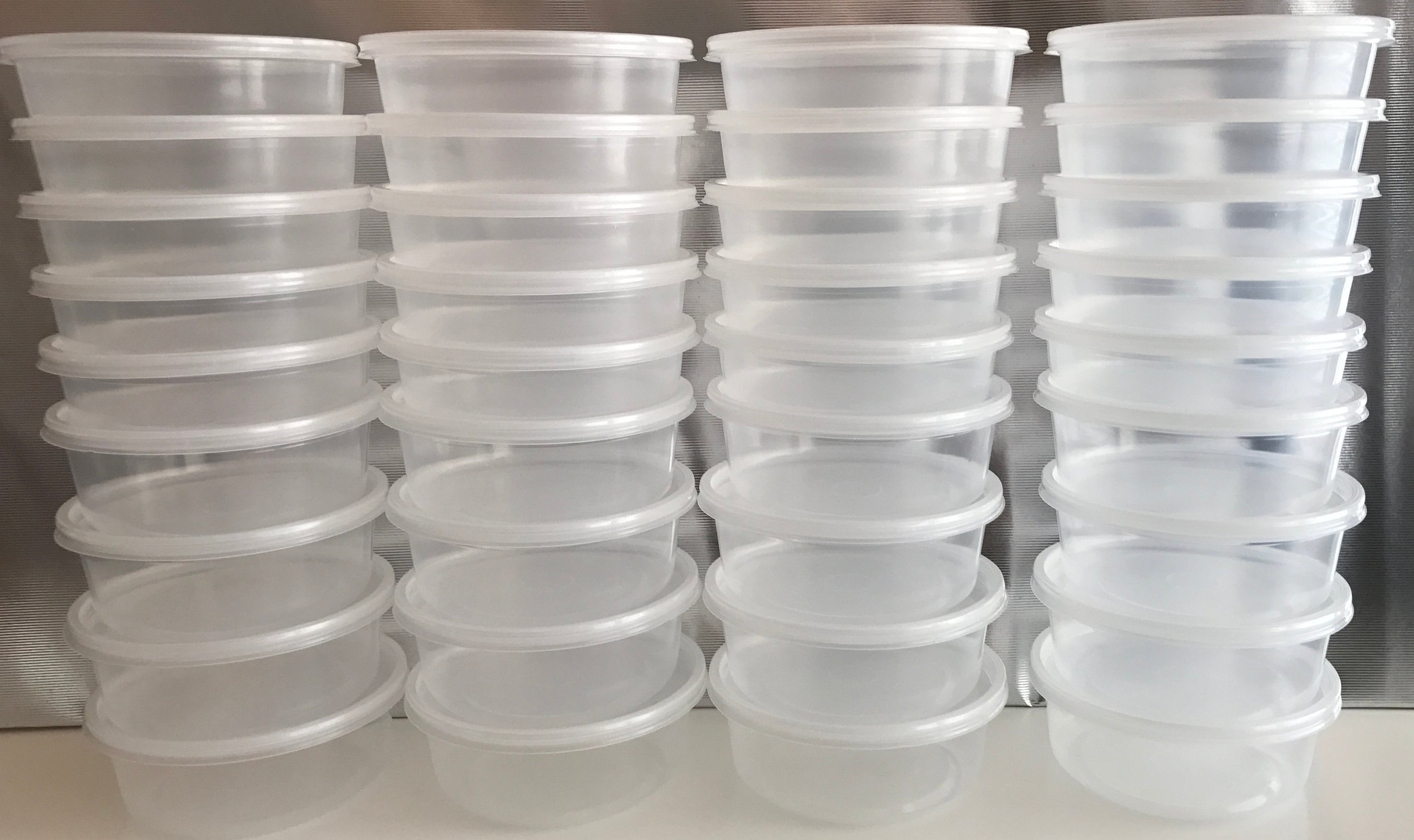 6oz Plastic Containers With Lids Slime Craft 50