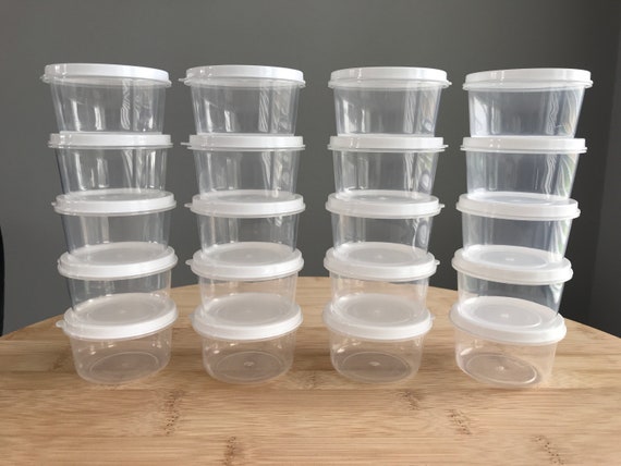 2oz. Plastic Containers | Round Containers | Storage Containers |  Containers with Lids