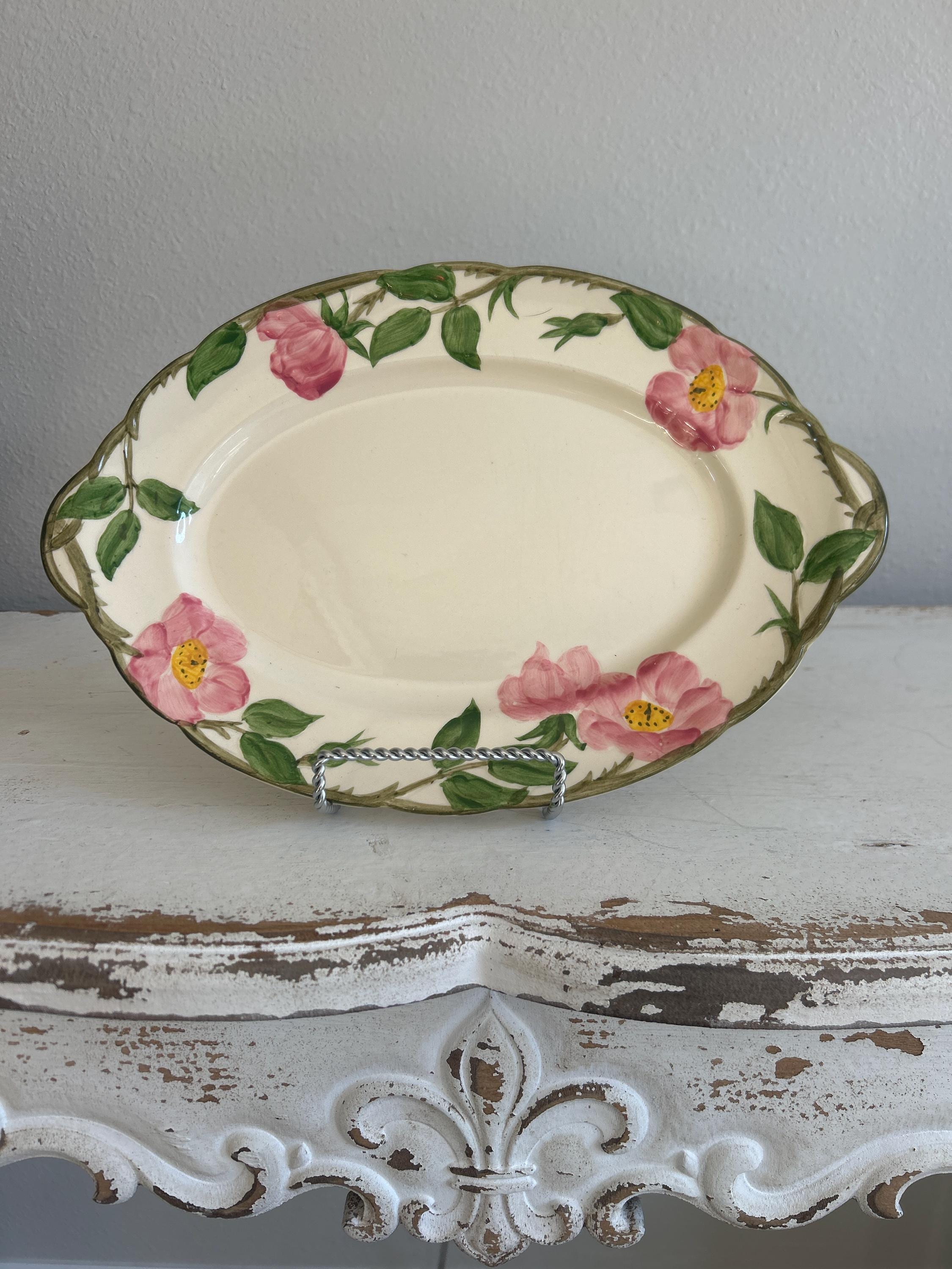 Vintage Franciscan Desert Rose China Set: 56-piece Hand-painted