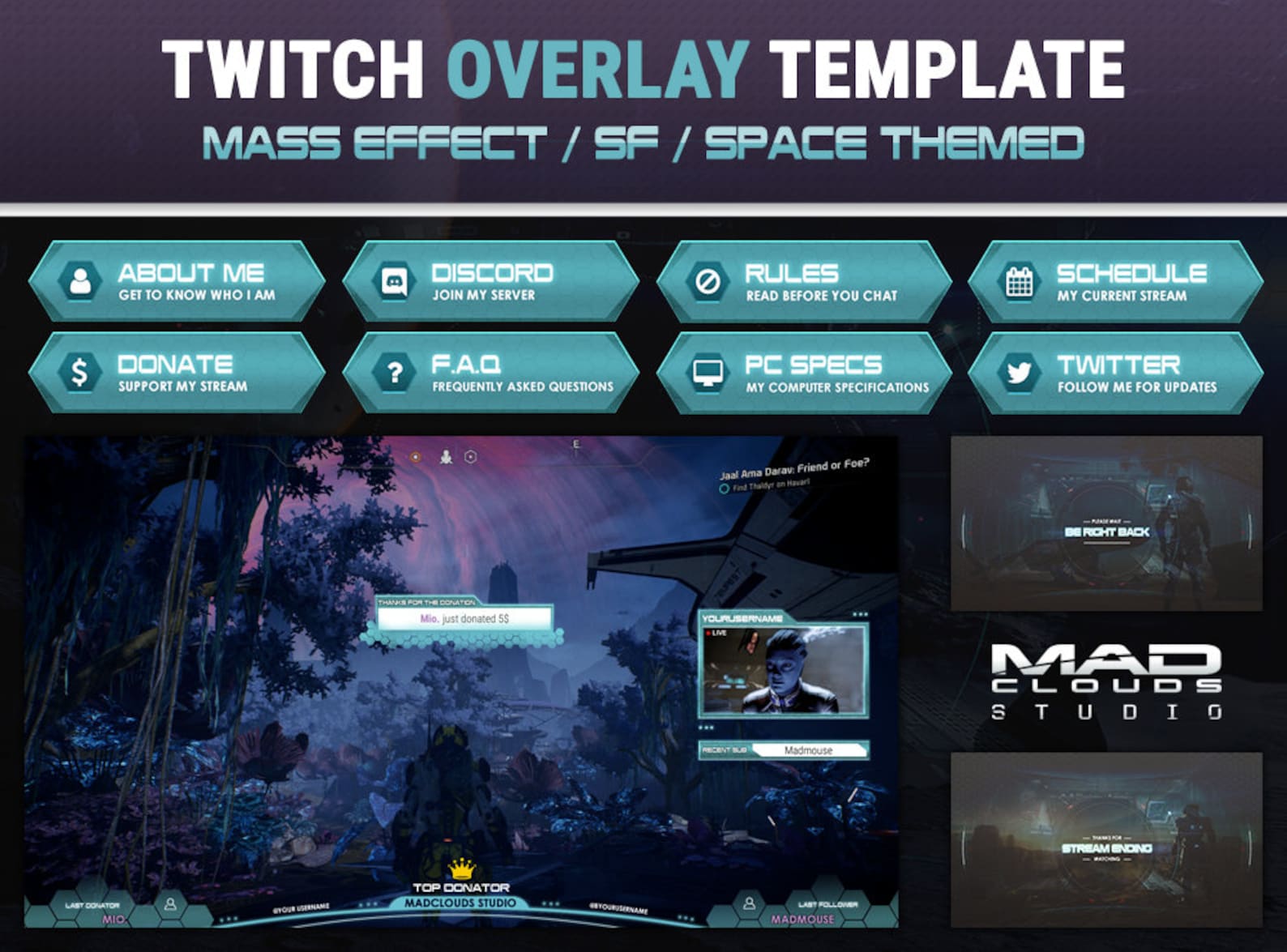 Twitch theme. Twitch theme