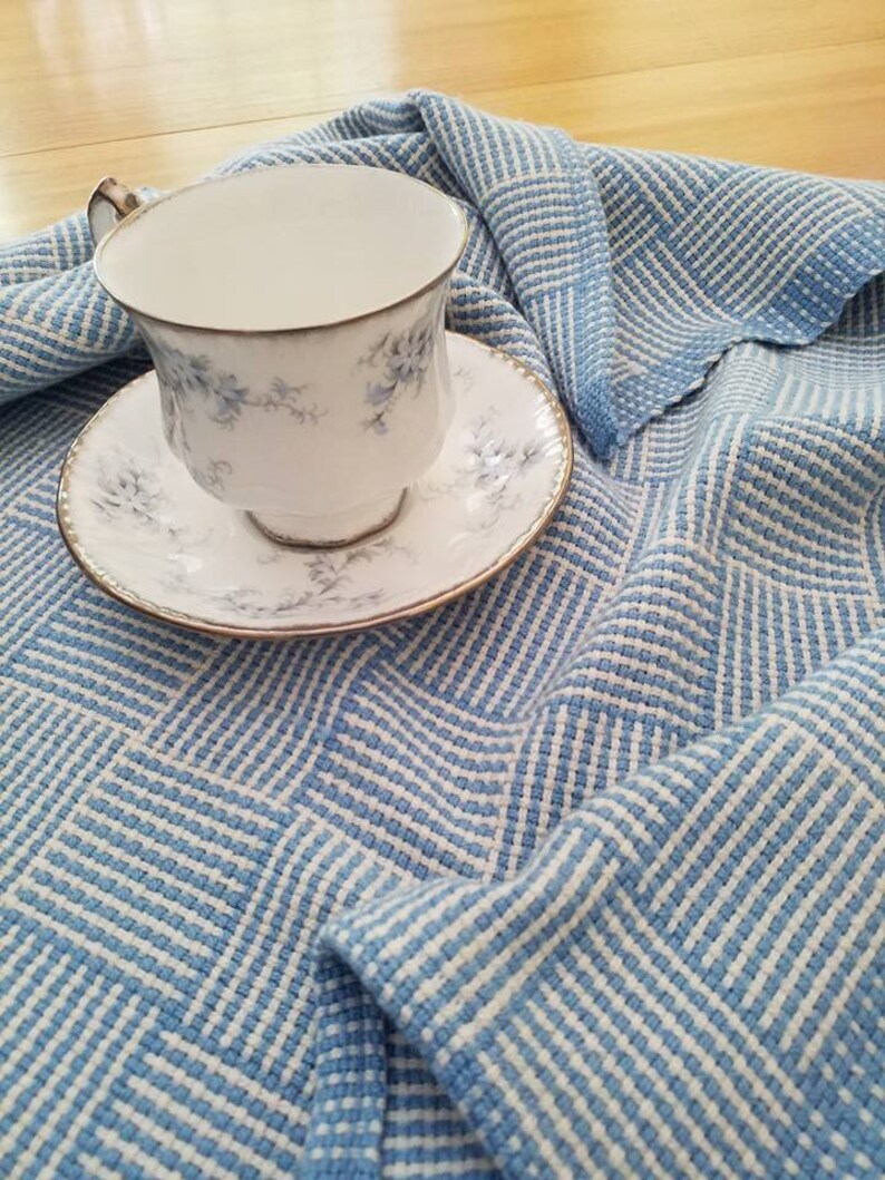 Easy Log Cabin Tea Towel Rigid Heddle Weaving Pattern Etsy