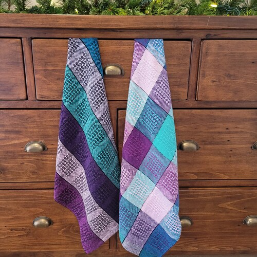 Bumberet Inspired Tea Towel Rigid Heddle Weaving Pattern Etsy