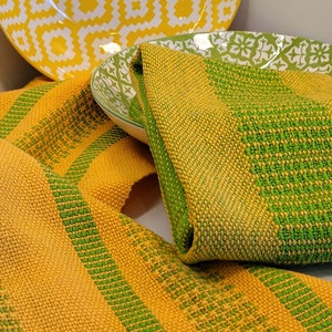 Sunshine Tea Towel Rigid Heddle Weaving Pattern