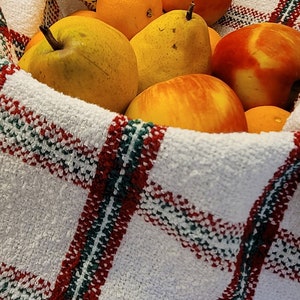 Candy Cane Tea Towels Rigid Heddle Weaving Pattern