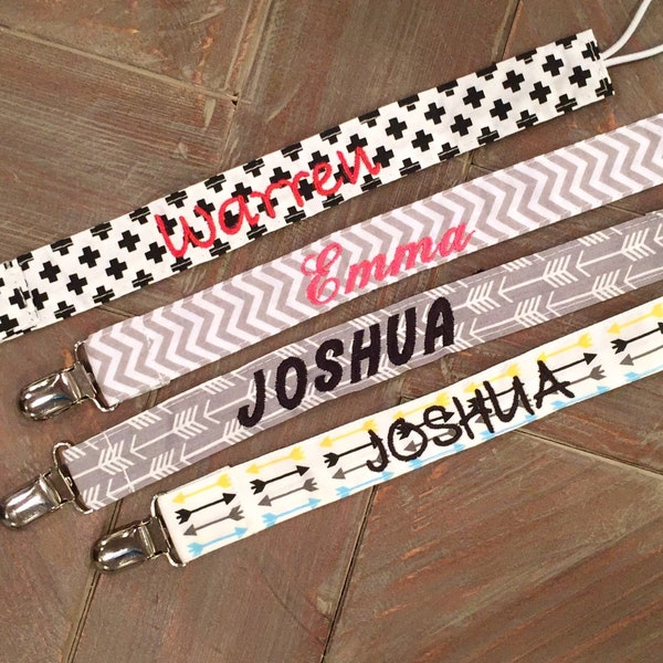 Monogram Pacifier Etsy