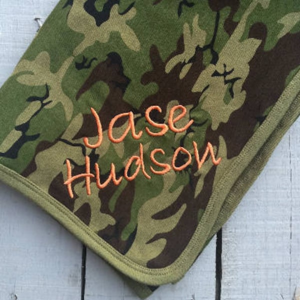 Camo Baby Blanket Etsy