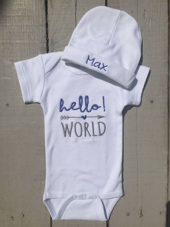 welcome home baby boy clothes