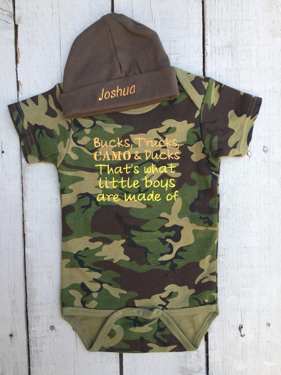 baby boy camo outfit