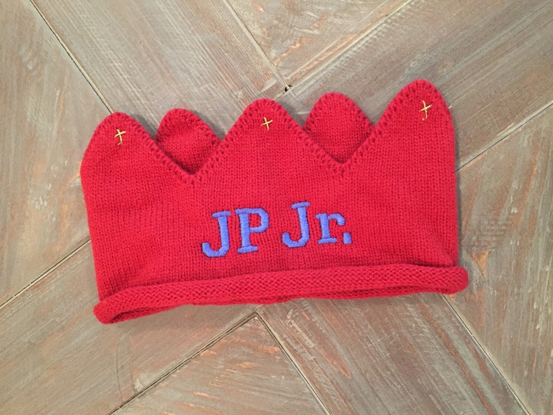 Baby Boy Clothes, Half Birthday Outfit, Personalized Crown, Embroidered Bodysuit image 5