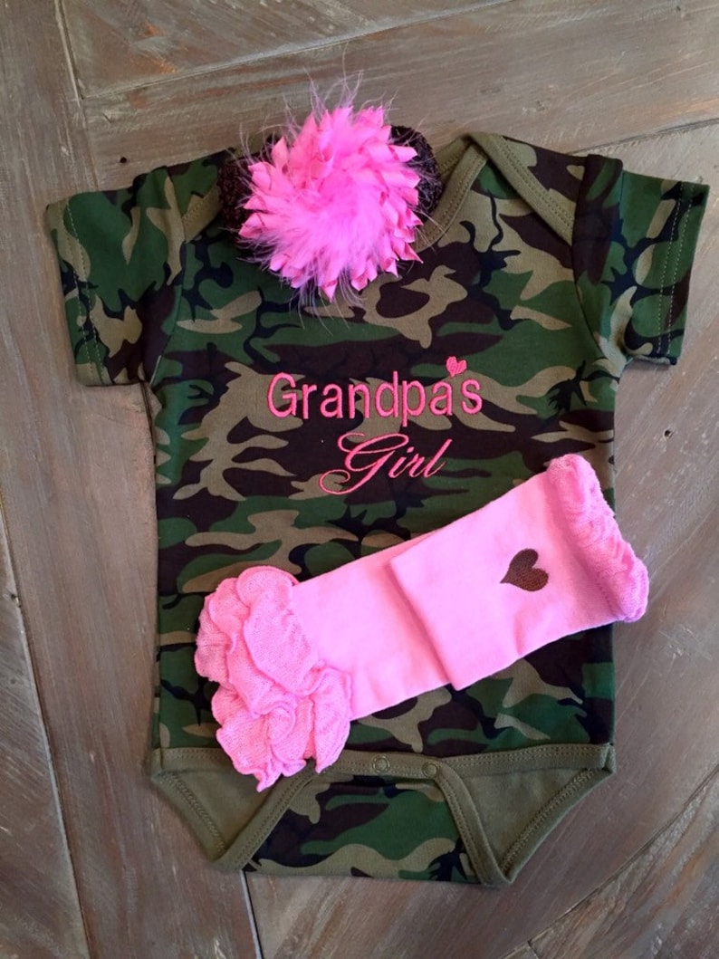 Baby Camo Girl Camo Baby Outfit Baby Girl Clothes Etsy