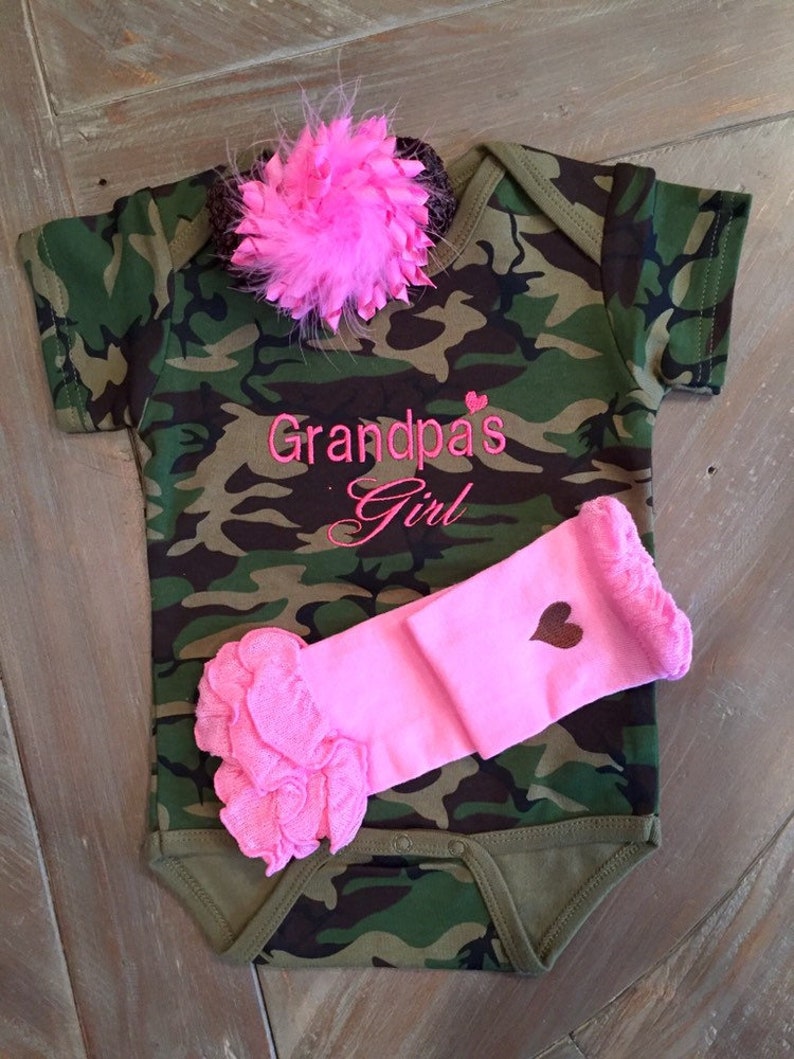Baby Camo Girl Camo Baby Outfit Baby Girl Clothes Etsy