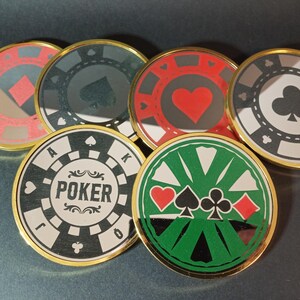 Dessous de verre faits main en miroir gravé et peint. Lot de 6 cartes de poker. Accessoires de table uniques