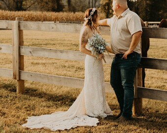 custom crochet wedding dress, boho bride, bohemian bridal gown, custom gown, pure cotton dress white ecru lace long halter neck lace-up