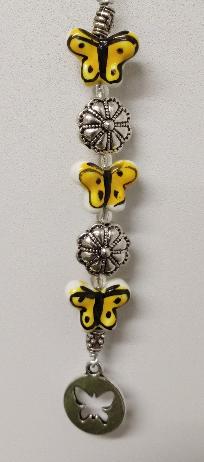 Ceramic Butterfly Ceiling Fan Pull Light Pull Fan Pull Chain Accessories Butterflies Home Decor Pull Chain Housewarming Gift Decor