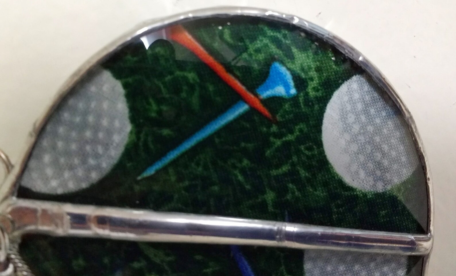 Stained Glass Heart Suncatcher Golf Suncatcher Sports Etsy