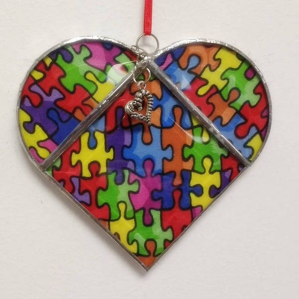 Autism Puzzle Fabric Etsy