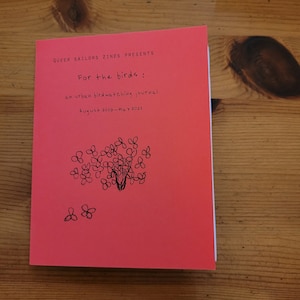 Pour les oiseaux - un zine de journal d&#39;observation des oiseaux urbains