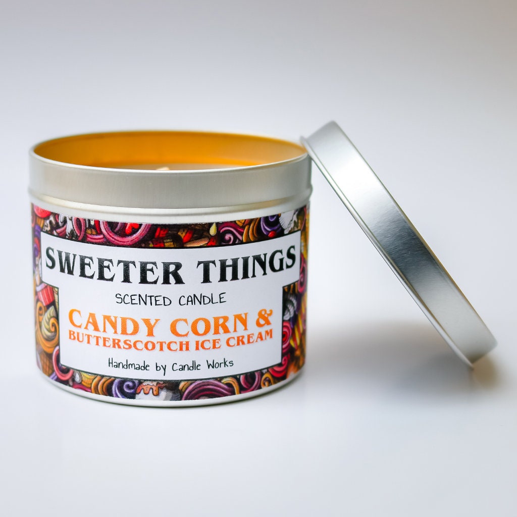 Sweeter Things Candy Corn & Butterscotch Christmas Candle Etsy