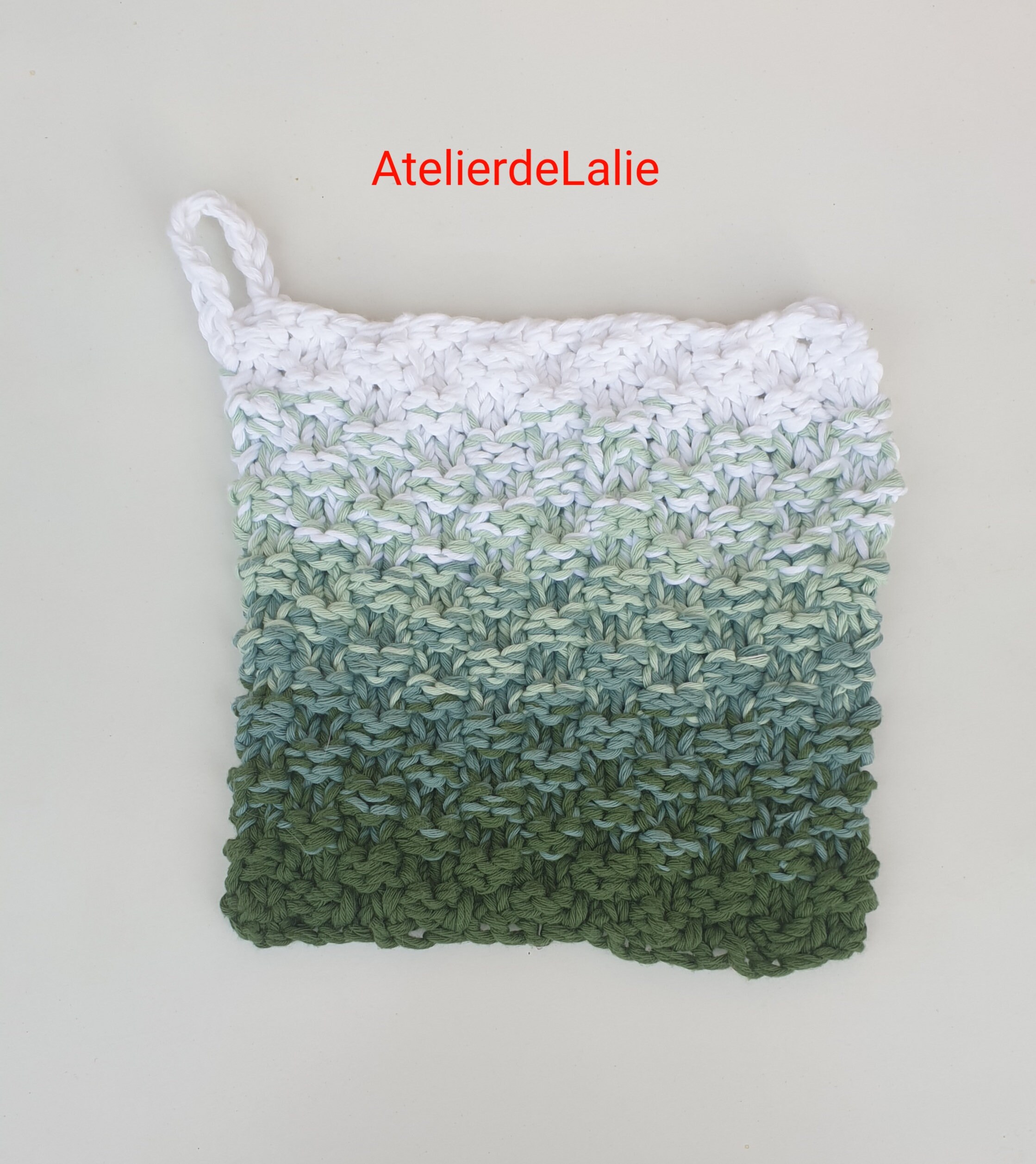 Maniques Tricotées En Coton épais - Lot De 2 - Couleur Gris Moyen - 22x22 Cm - Lavables En Machine
