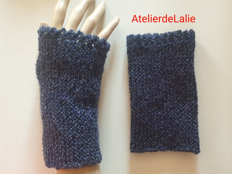 Mitaines Longues En Maille Sans Doigts Boland - Noir - Taille Unique Pour Soirée Ou Déguisement - 6