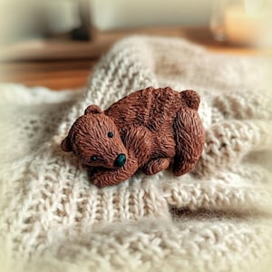 Broche Ourson Doré Avec Cœur Rouge Agatha Paris - France - Objet Neuf Dans Boîte Cadeau