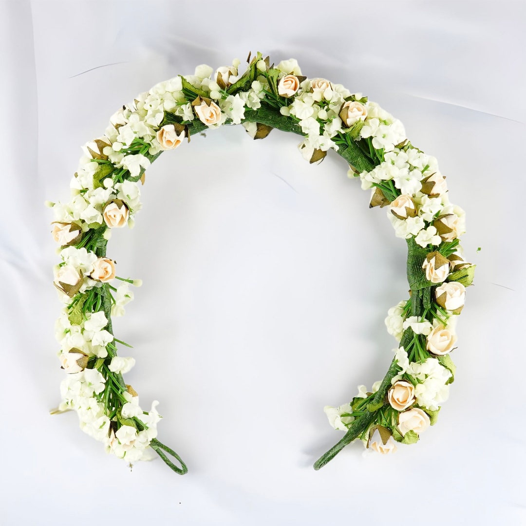 gypsophila bridal headpiece