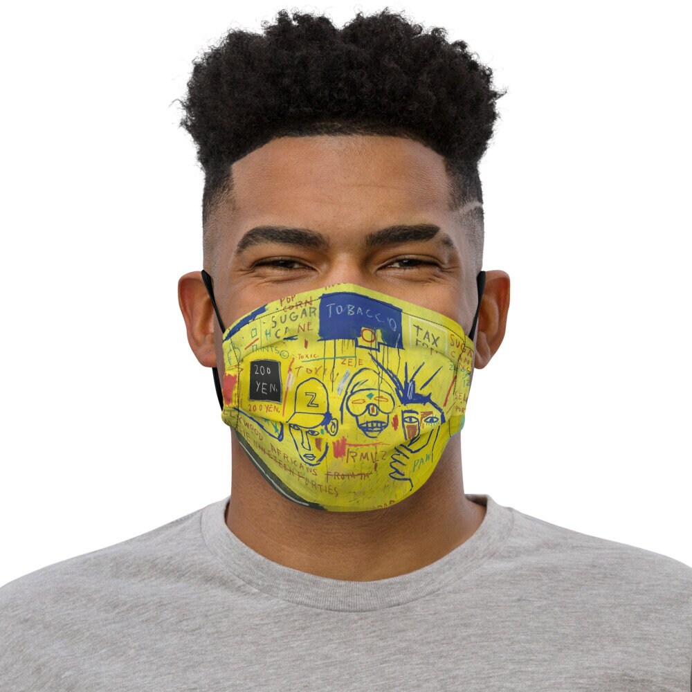 Basquiat Art Mask | Etsy