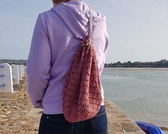 Sac besace bohème au crochet