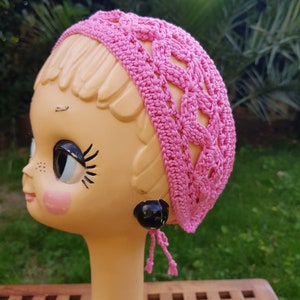 Crochet hair band different colors for women image 6