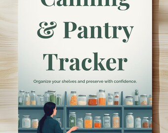 Canning Equipment & Supply Tracker | Printable Log for Home Food Preservers