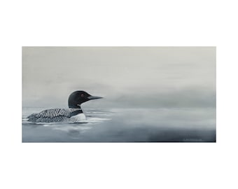 Loon Giclee Print "Morning Mist"