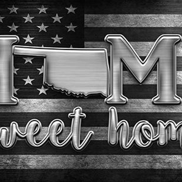 Custom Oklahoma License Plate Etsy