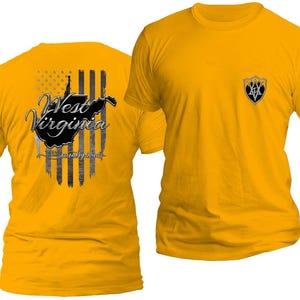 West Virginia Take me home country roads and Flag T-Shirt