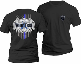 Thin Blue Line Crest T Shirt