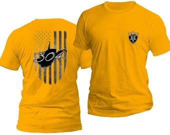 West Virginia 304 Thin Line T-Shirt
