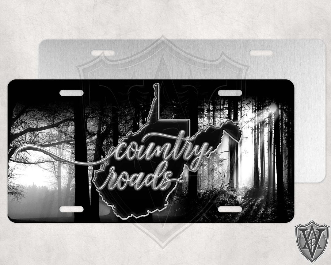 Custom West Virginia State License Plate – Aluminum Vanity Plate For Car, ATV, RV, Bicycle