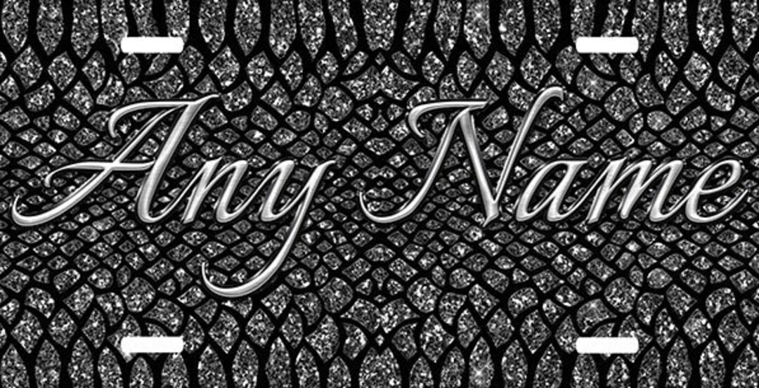 Your Text Custom License Plate Custom Car Tag Etsy