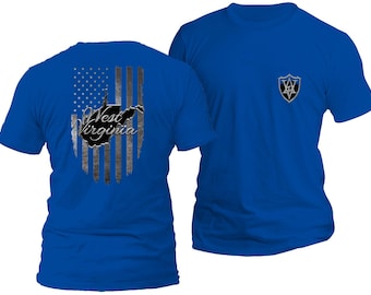 West Virginia and Flag T-Shirt
