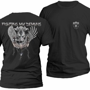 Fighting My Demons Lion T Shirt