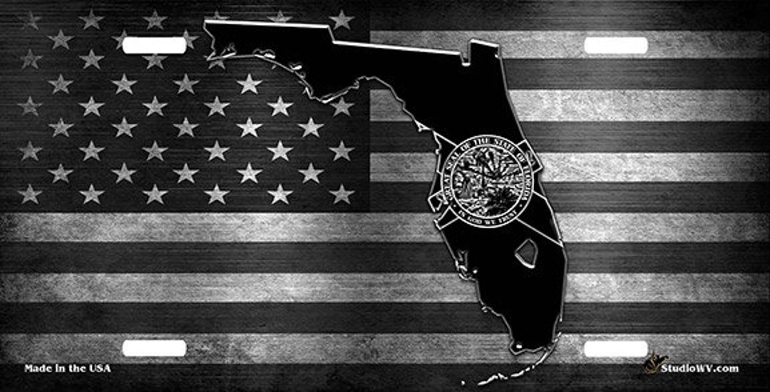 Custom License Plate Custom Car Tag Florida Nightshade Etsy